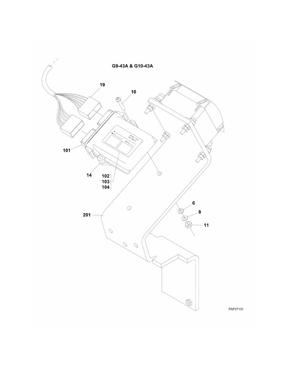Figure 10-24. tilt and aux control module | JLG G6-42A Parts Manual User Manual | Page 444 / 478