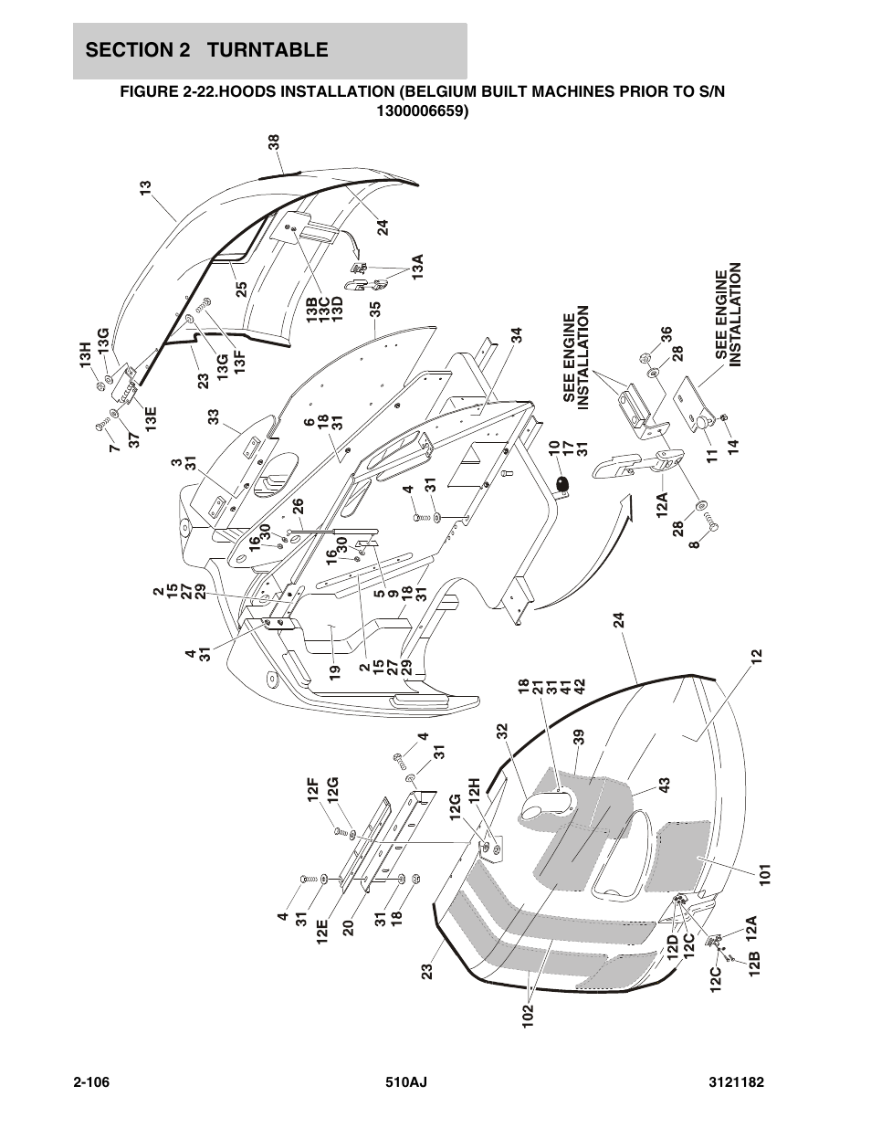 JLG 510AJ Parts Manual User Manual | Page 152 / 336
