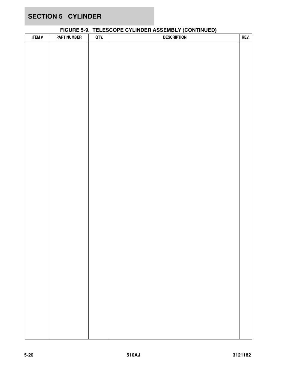 JLG 510AJ Parts Manual User Manual | Page 222 / 336