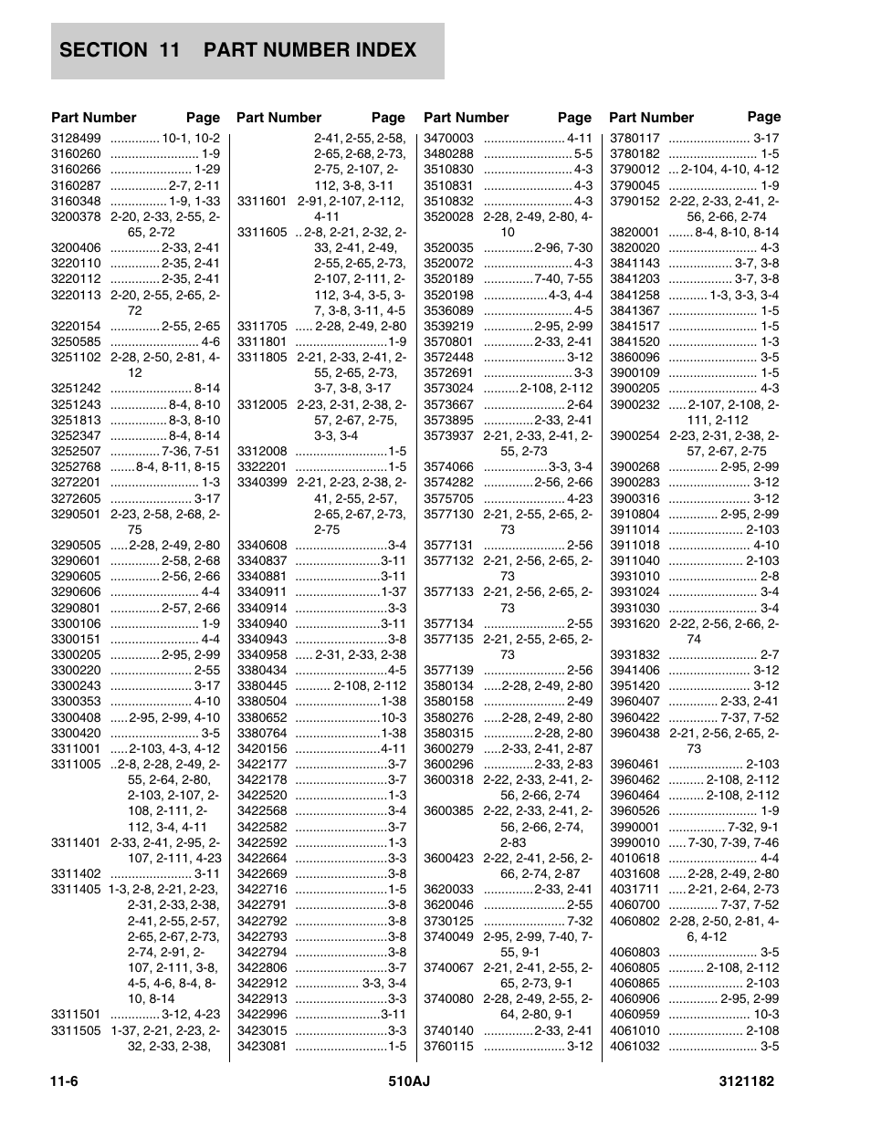 JLG 510AJ Parts Manual User Manual | Page 328 / 336