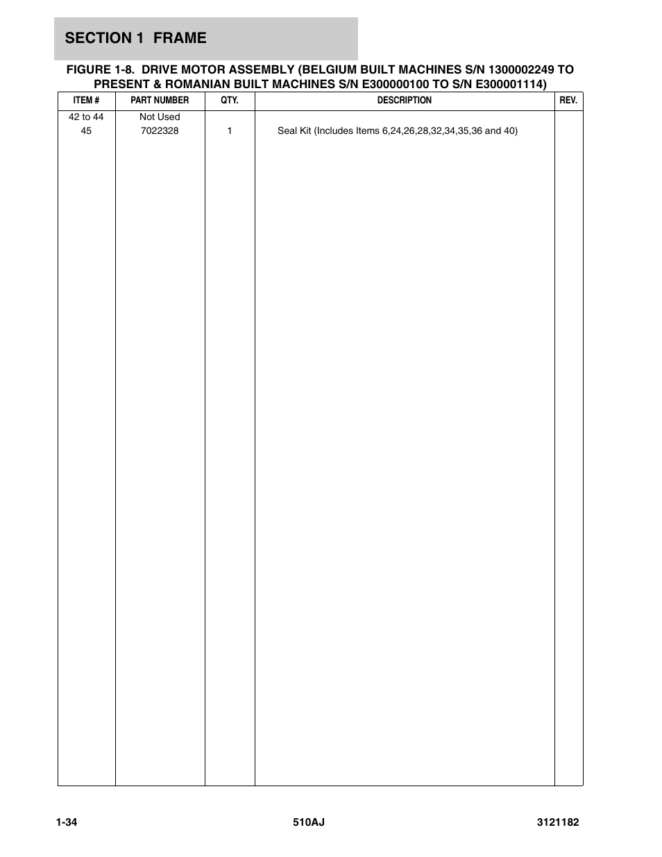 JLG 510AJ Parts Manual User Manual | Page 42 / 336