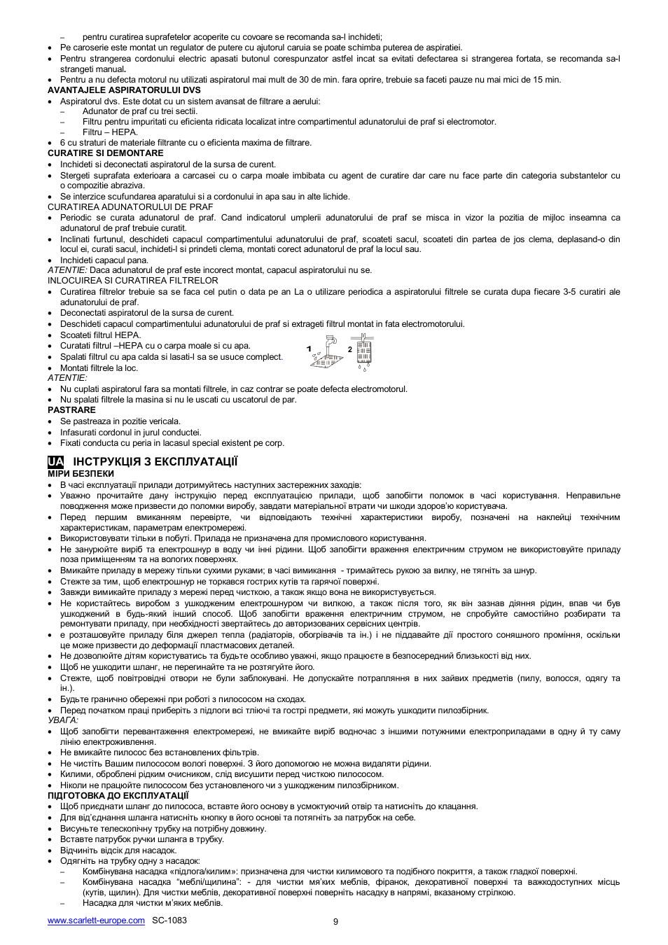 Scarlett SC-1083 User Manual | Page 9 / 18