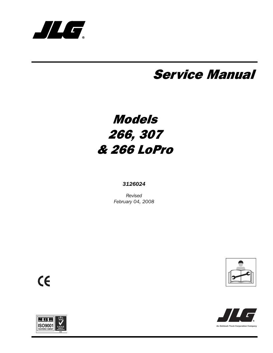 JLG 266 LoPro Service Manual User Manual | 126 pages