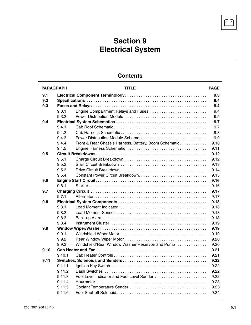 JLG 266 LoPro Service Manual User Manual | Page 93 / 126