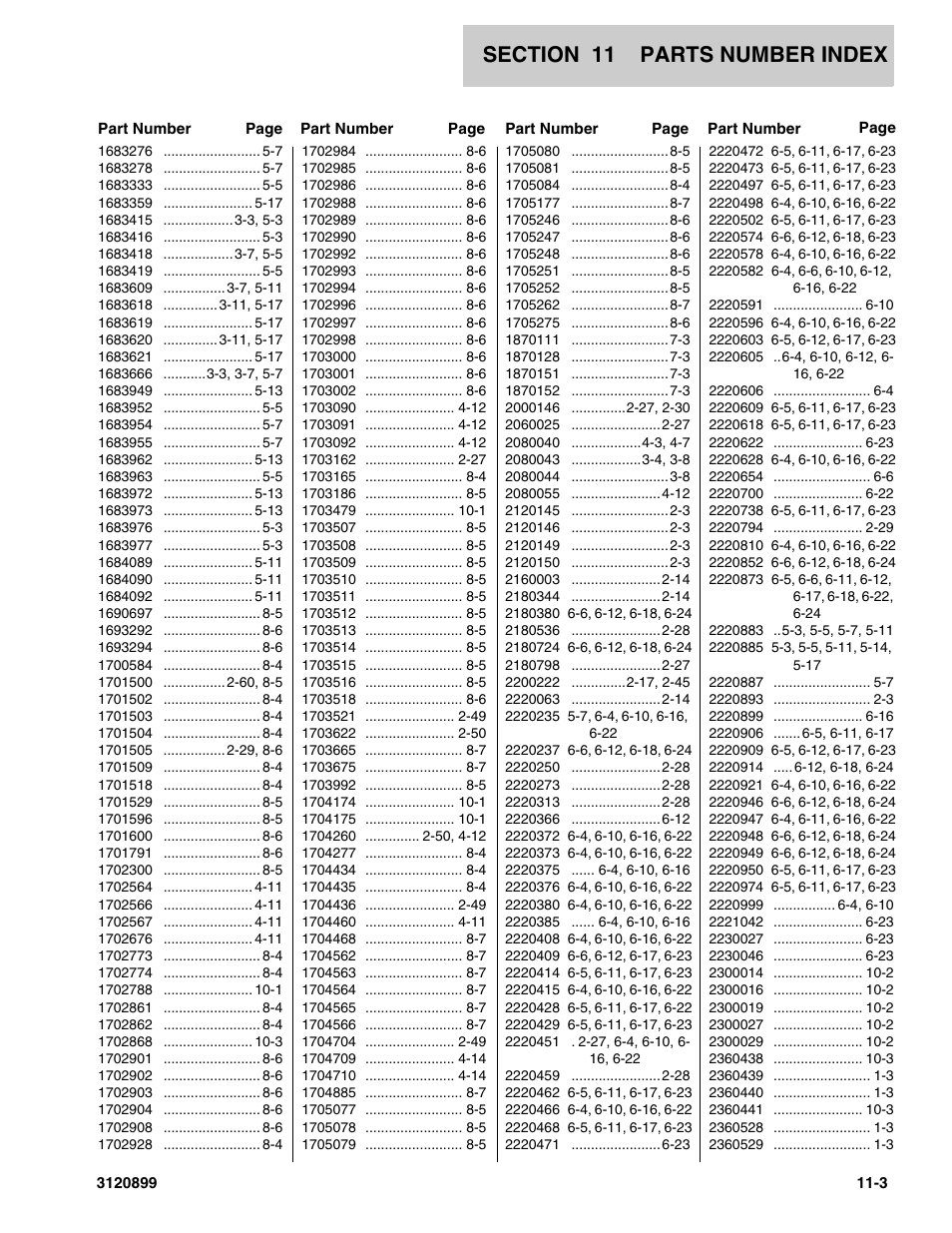 JLG 600SC_660SJC Parts Manual User Manual | Page 219 / 228