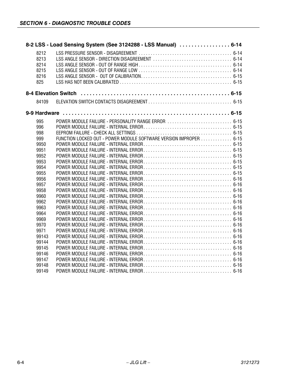 JLG 3248RS/10RS Service Manual User Manual | Page 114 / 150