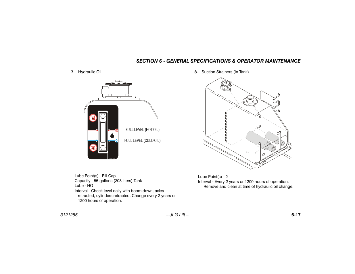 JLG 1100SJP Operator Manual User Manual | Page 117 / 130