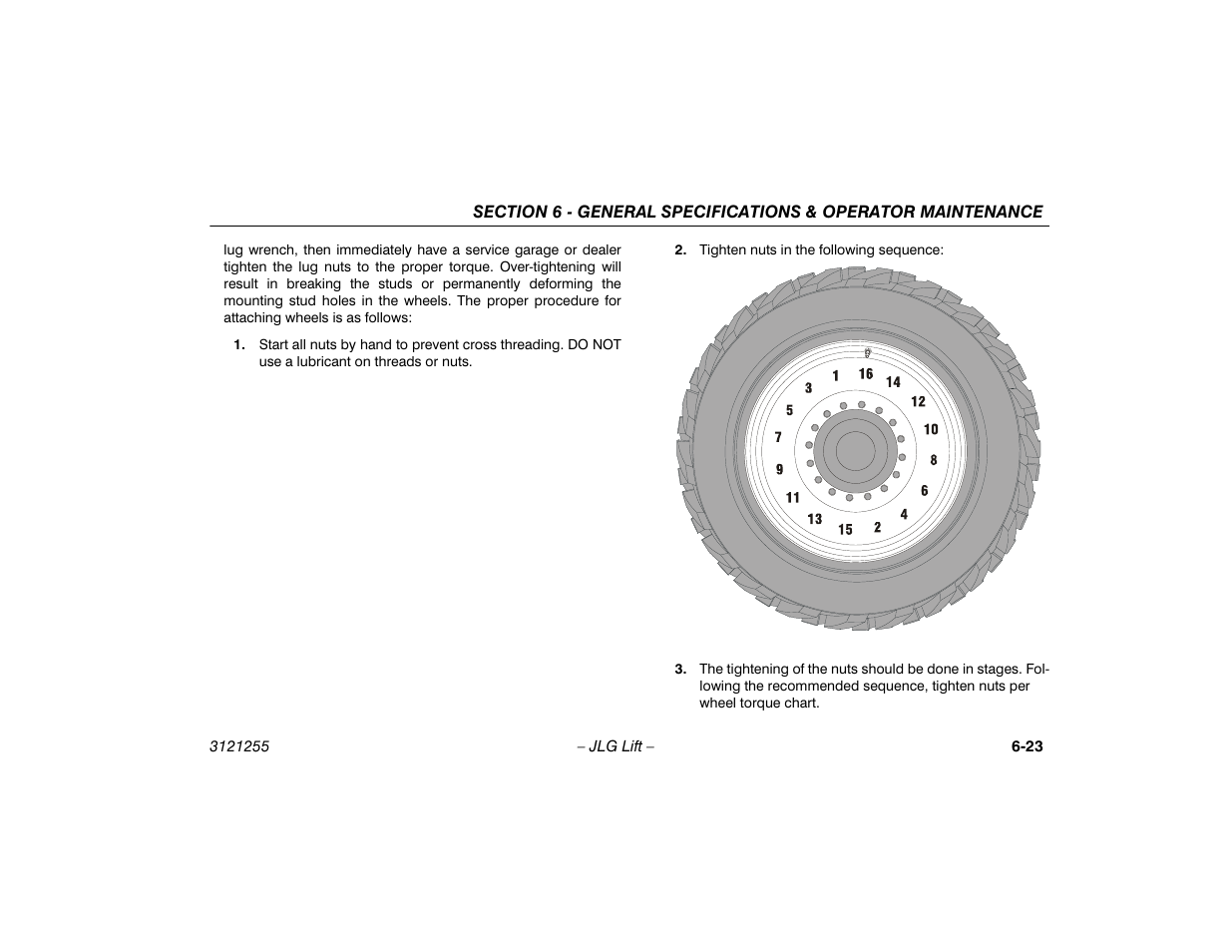 JLG 1100SJP Operator Manual User Manual | Page 123 / 130