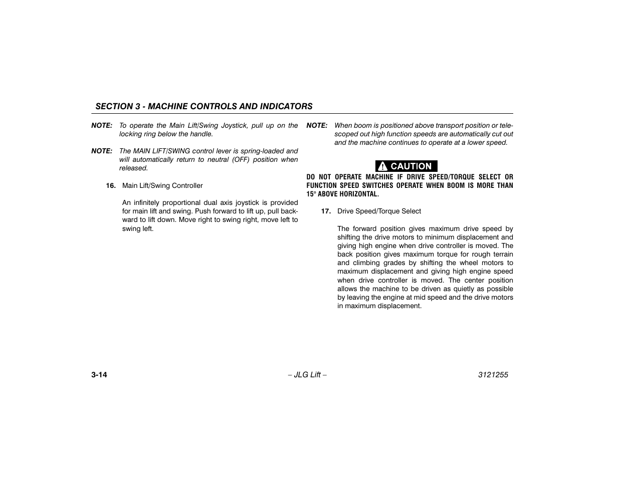 JLG 1100SJP Operator Manual User Manual | Page 46 / 130