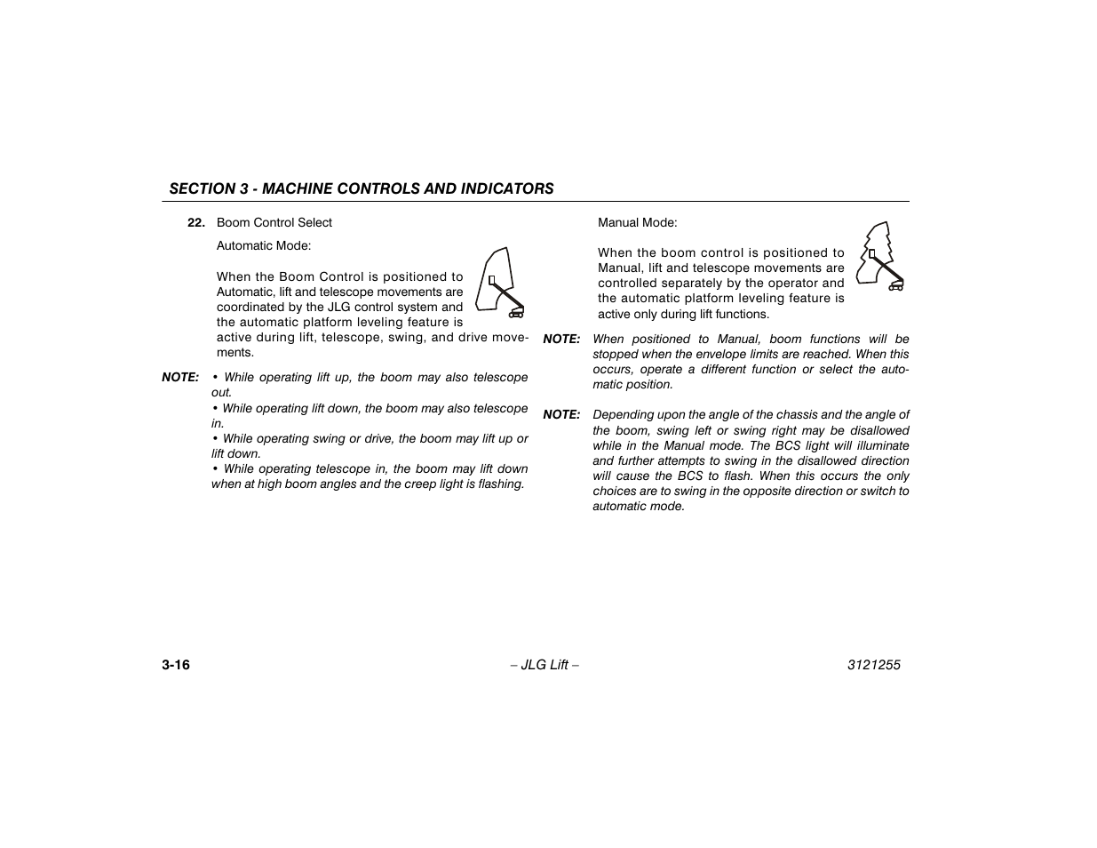 JLG 1100SJP Operator Manual User Manual | Page 48 / 130