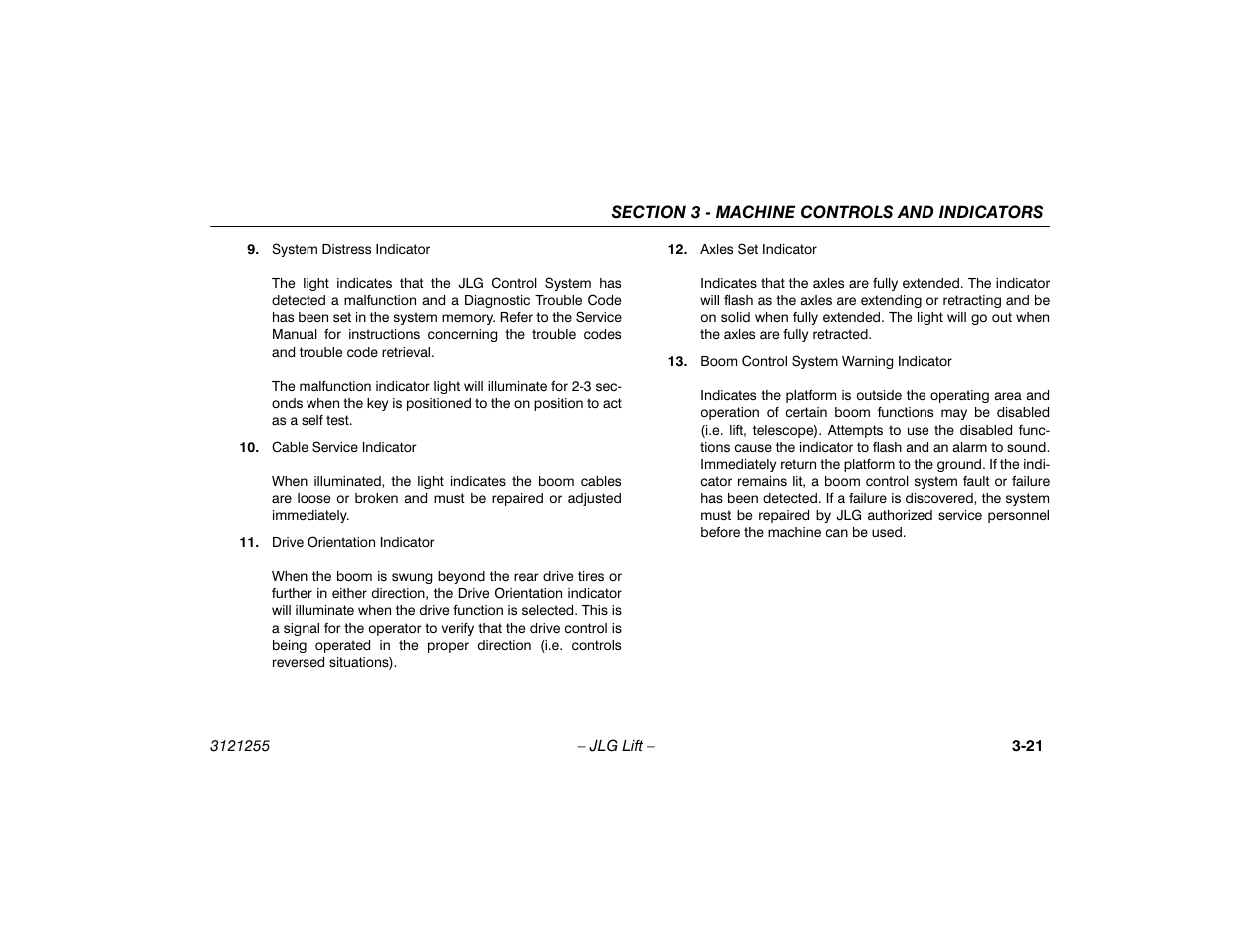 JLG 1100SJP Operator Manual User Manual | Page 53 / 130