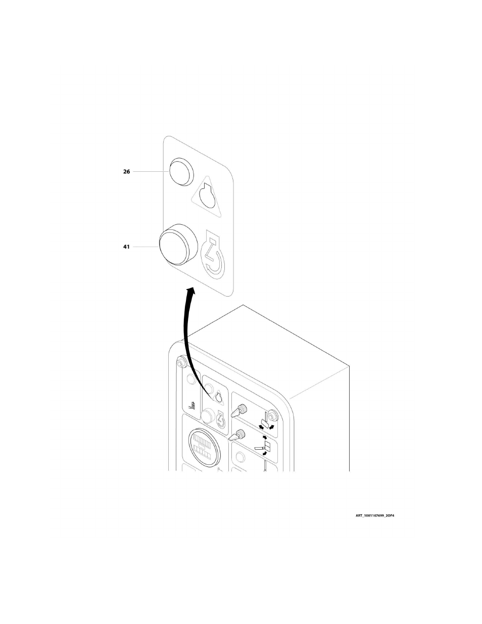 Figure 2-18. motor controls installation - m450aj | JLG M450 Parts Manual User Manual | Page 132 / 440