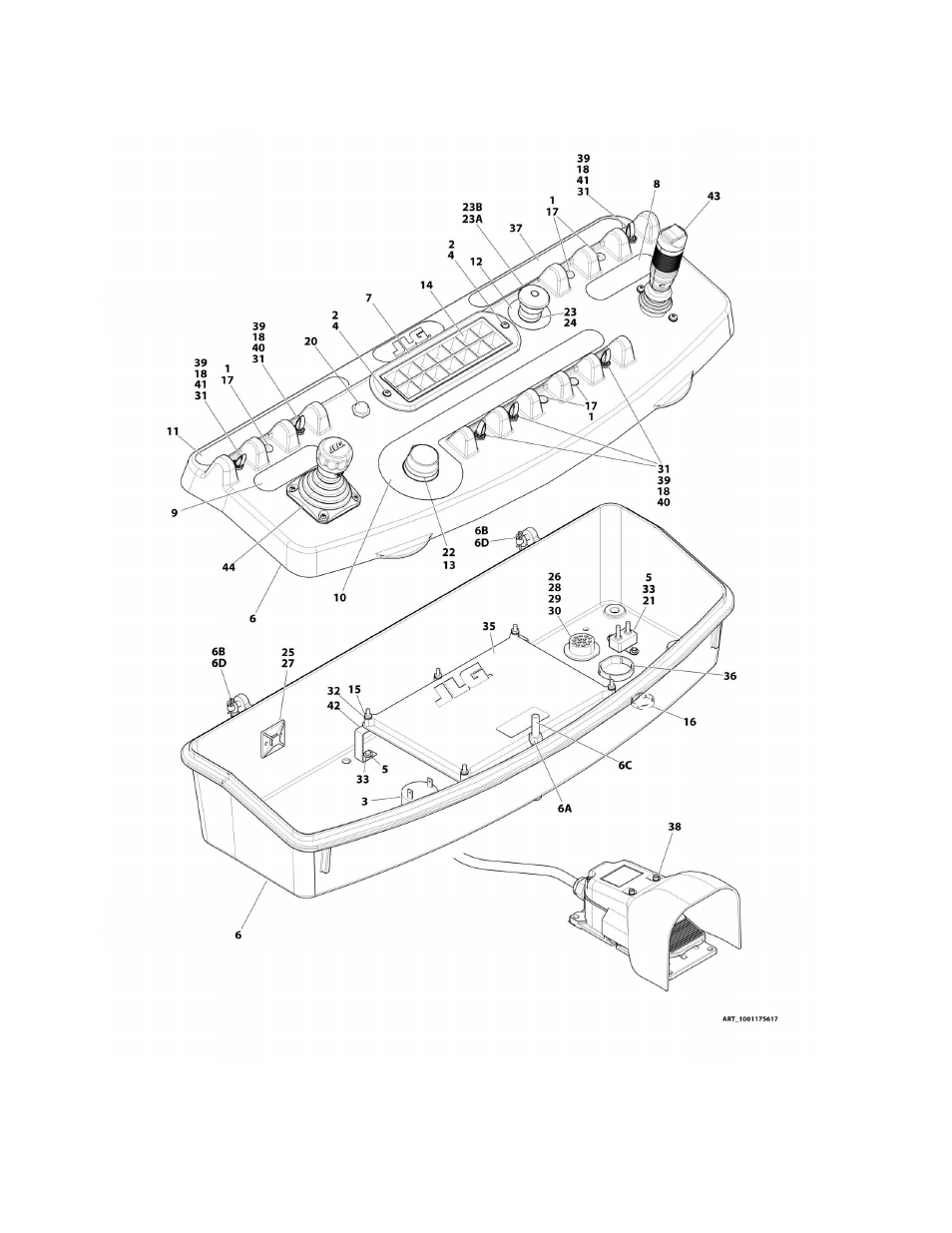 Figure 5-10. platform console assembly | JLG M450 Parts Manual User Manual | Page 196 / 440