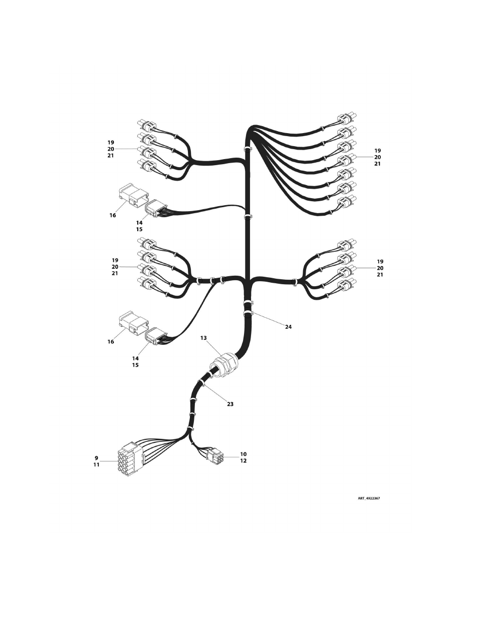 Figure 8-15. valve harness assembly | JLG M450 Parts Manual User Manual | Page 294 / 440