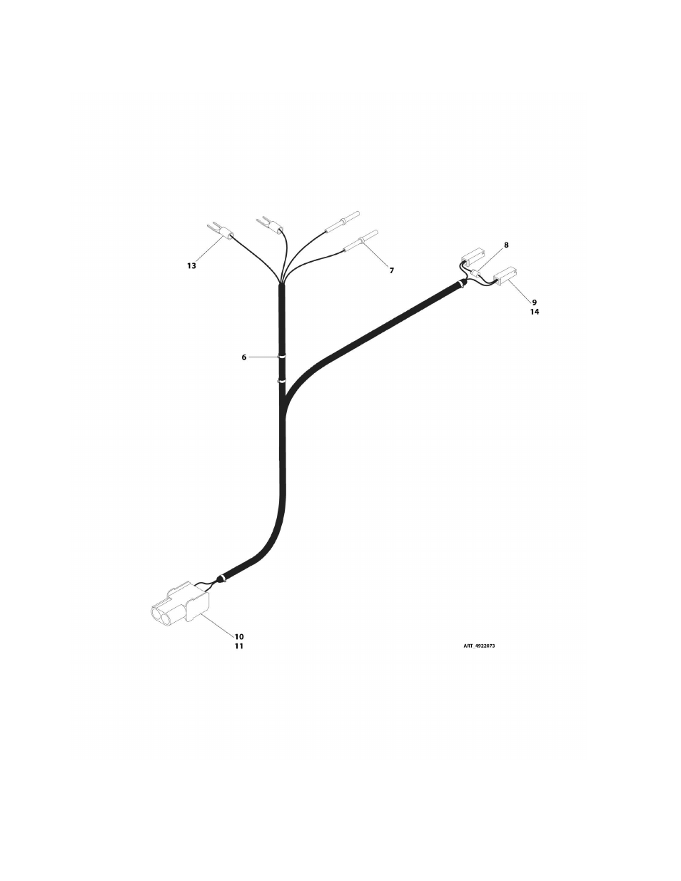 Figure 8-17. horn/beacon harness assembly | JLG M450 Parts Manual User Manual | Page 298 / 440