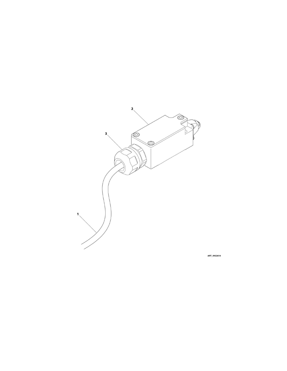 Figure 8-24. boom limit switch harness - lower | JLG M450 Parts Manual User Manual | Page 312 / 440