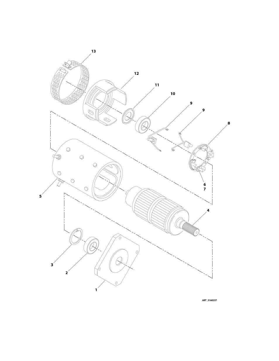 Figure 1-8. drive motor assembly | JLG M450 Parts Manual User Manual | Page 34 / 440