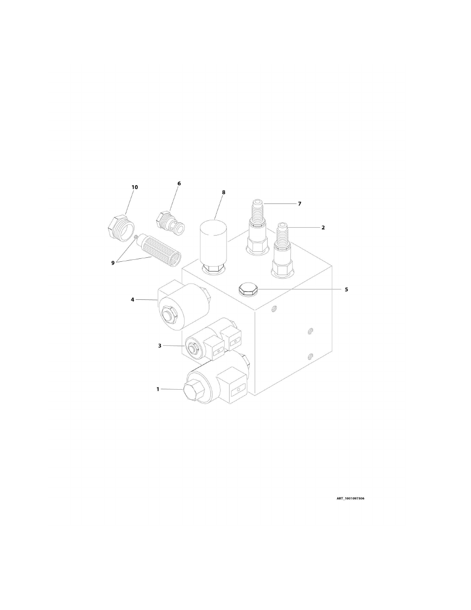 Figure 1-25. brake/steer valve assembly | JLG M450 Parts Manual User Manual | Page 68 / 440