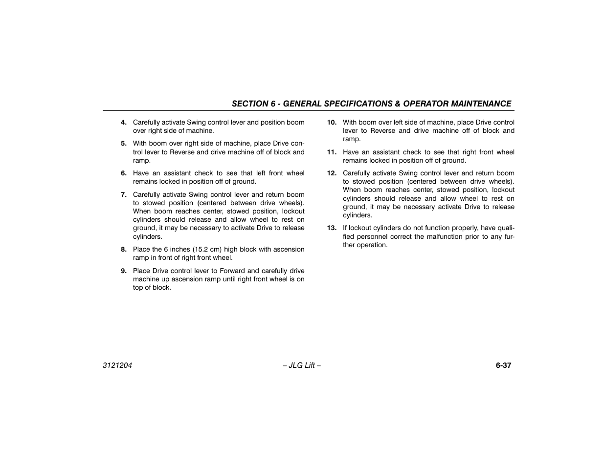 JLG 600A_AJ Operator Manual User Manual | Page 137 / 148