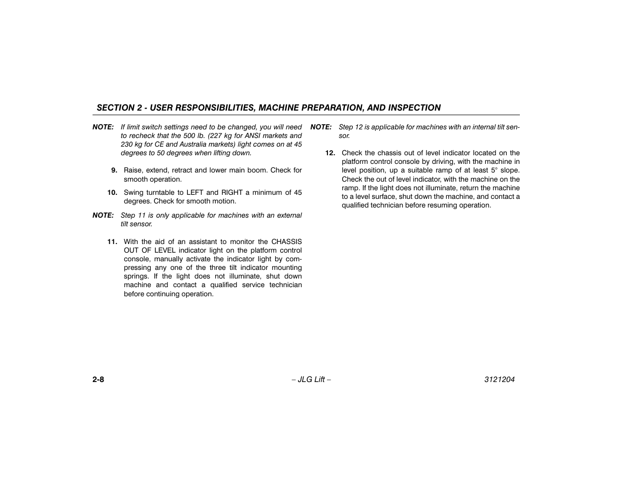 JLG 600A_AJ Operator Manual User Manual | Page 30 / 148