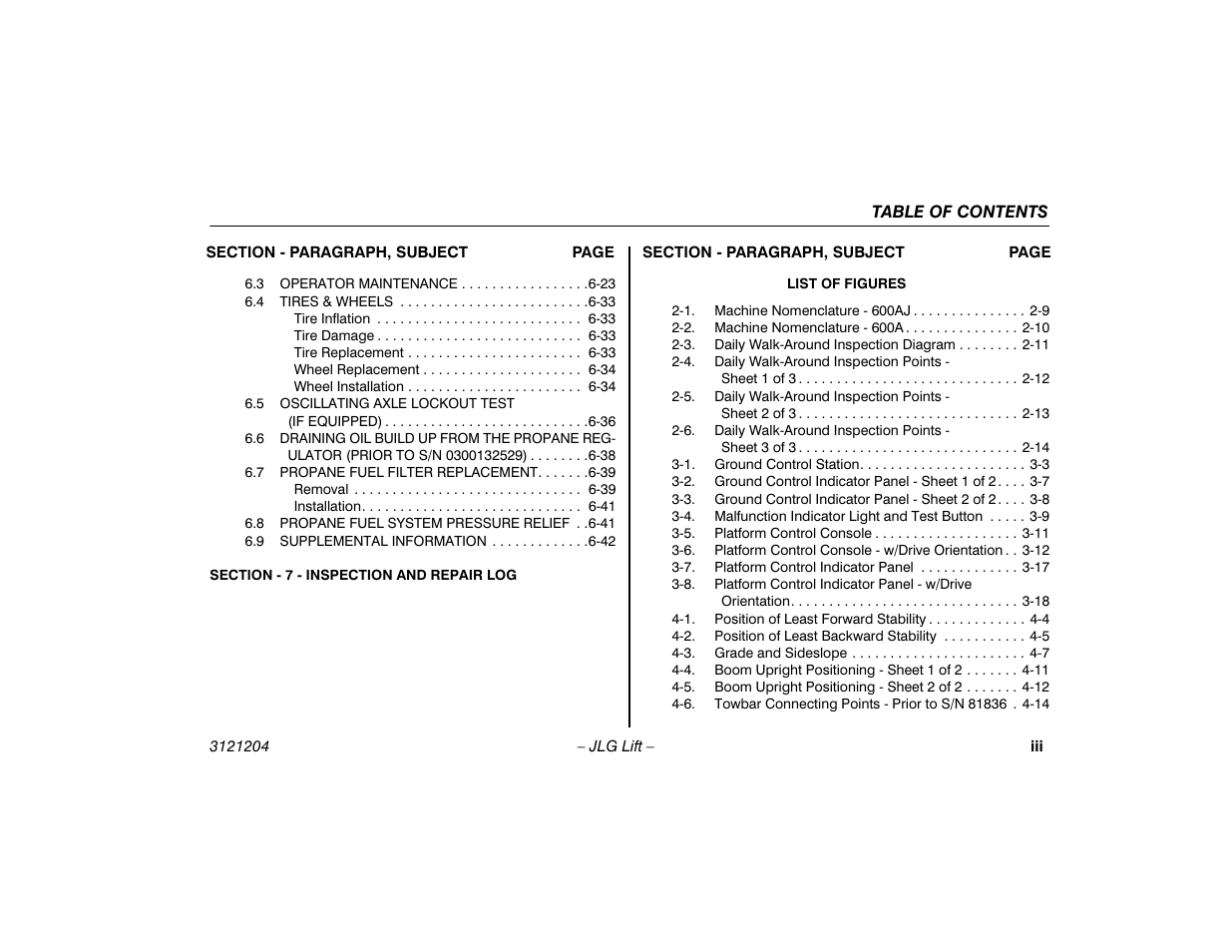 JLG 600A_AJ Operator Manual User Manual | Page 9 / 148