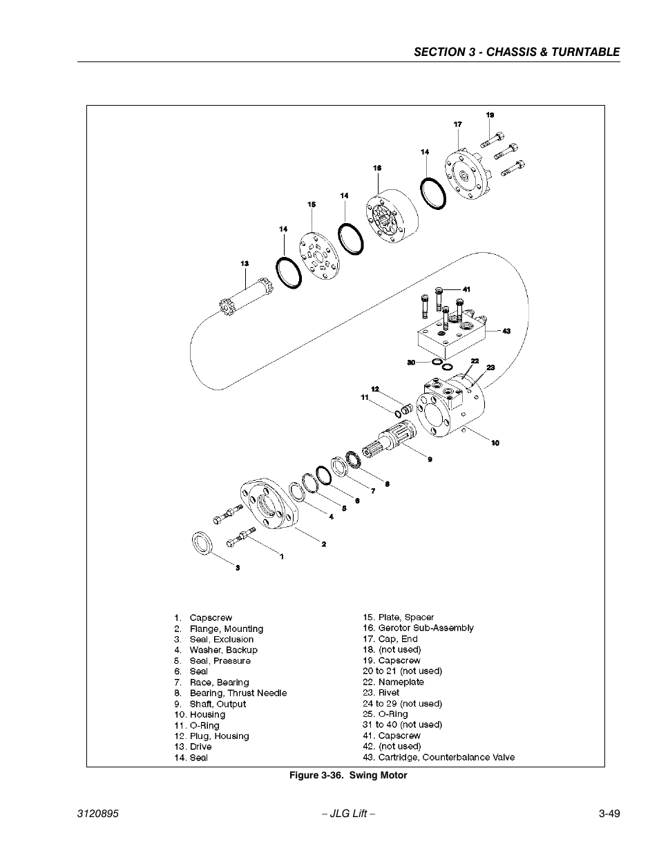 Swing motor -49 | JLG 460SJ Service Manual User Manual | Page 101 / 462