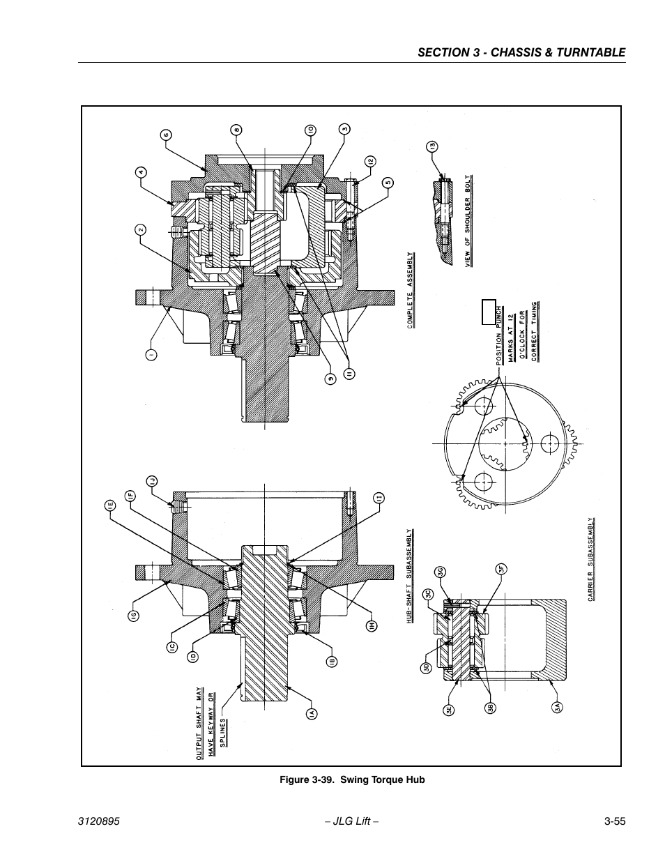 Swing torque hub -55 | JLG 460SJ Service Manual User Manual | Page 107 / 462