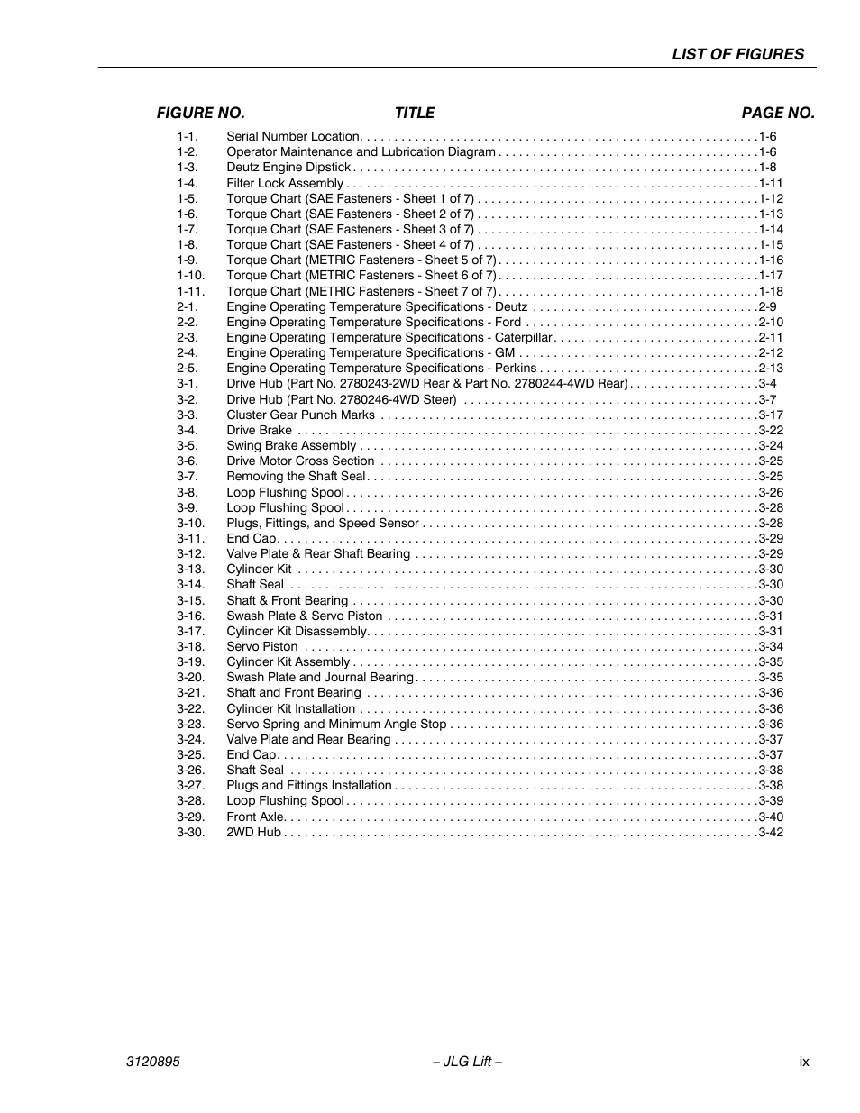 JLG 460SJ Service Manual User Manual | Page 13 / 462