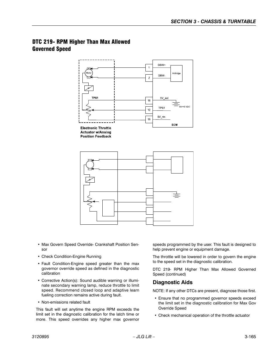 Diagnostic aids | JLG 460SJ Service Manual User Manual | Page 217 / 462