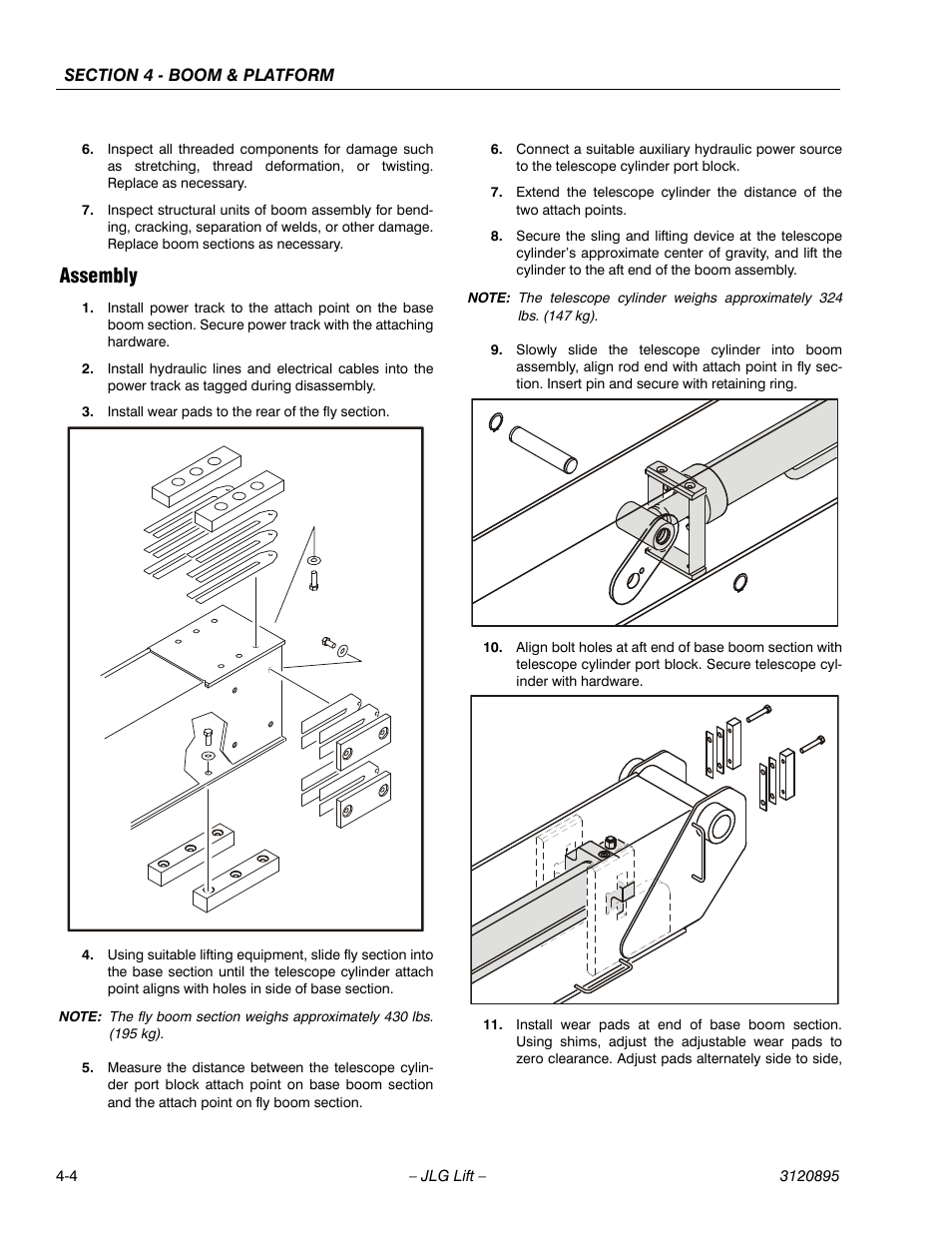 Assembly, Assembly -4 | JLG 460SJ Service Manual User Manual | Page 268 / 462