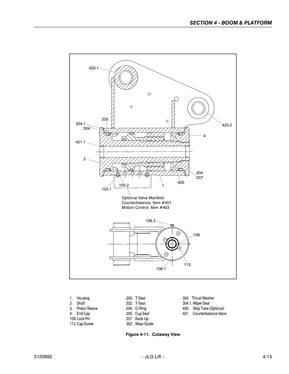 Cutaway view -15 | JLG 460SJ Service Manual User Manual | Page 279 / 462