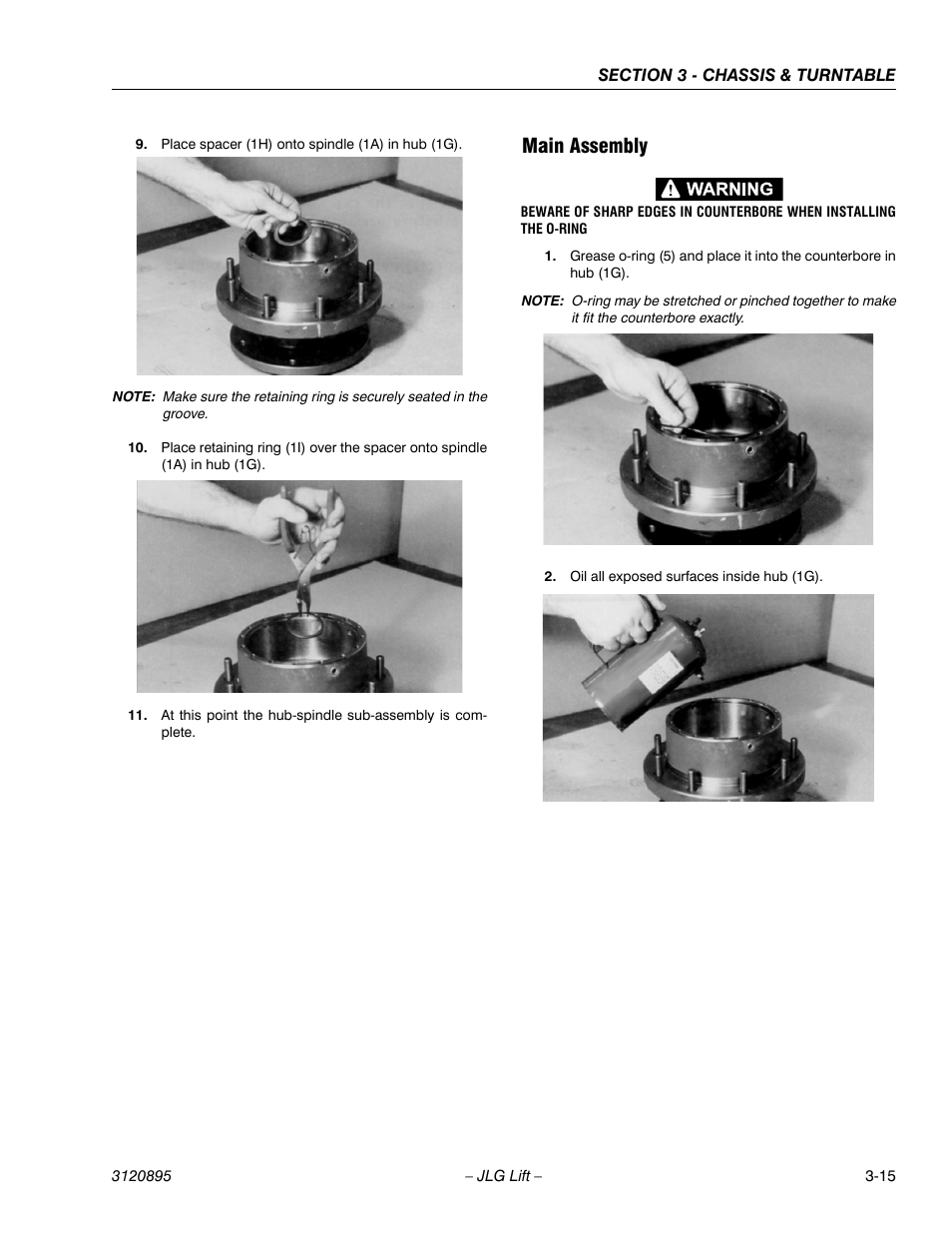 Main assembly, Main assembly -15 | JLG 460SJ Service Manual User Manual | Page 67 / 462