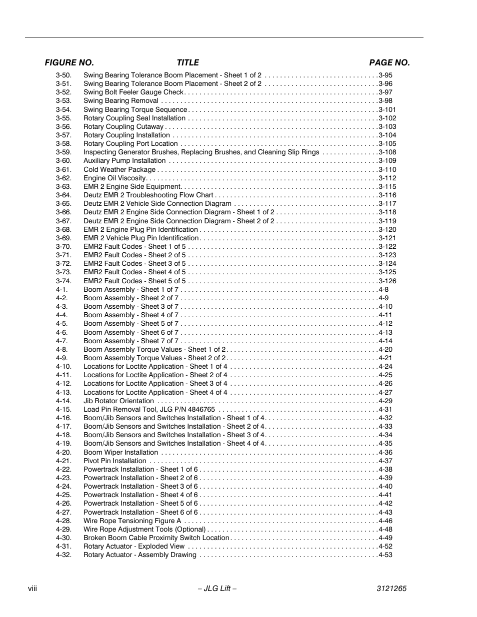 JLG 1100SB Service Manual User Manual | Page 12 / 444