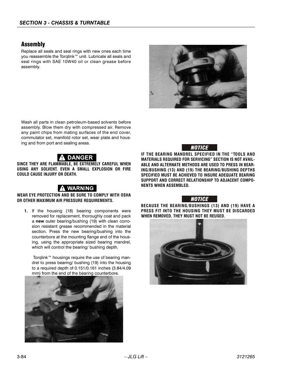 Assembly, Assembly -84 | JLG 1100SB Service Manual User Manual | Page 126 / 444