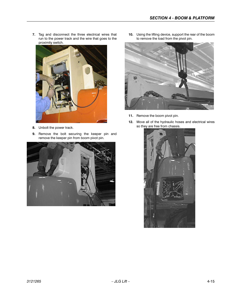 JLG 1100SB Service Manual User Manual | Page 185 / 444