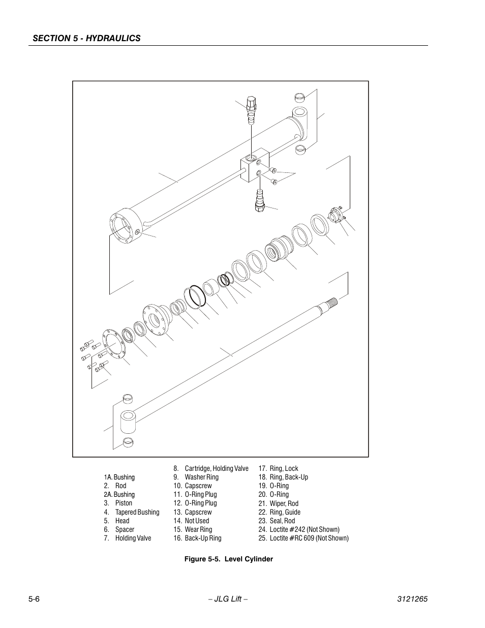Level cylinder -6 | JLG 1100SB Service Manual User Manual | Page 240 / 444