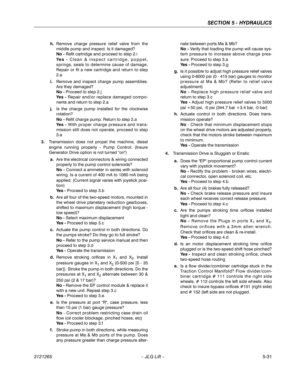 JLG 1100SB Service Manual User Manual | Page 265 / 444