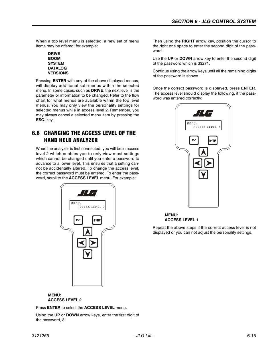 JLG 1100SB Service Manual User Manual | Page 299 / 444