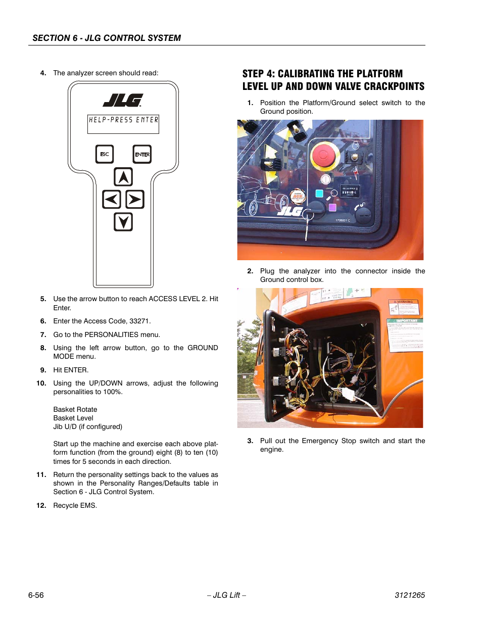 JLG 1100SB Service Manual User Manual | Page 340 / 444