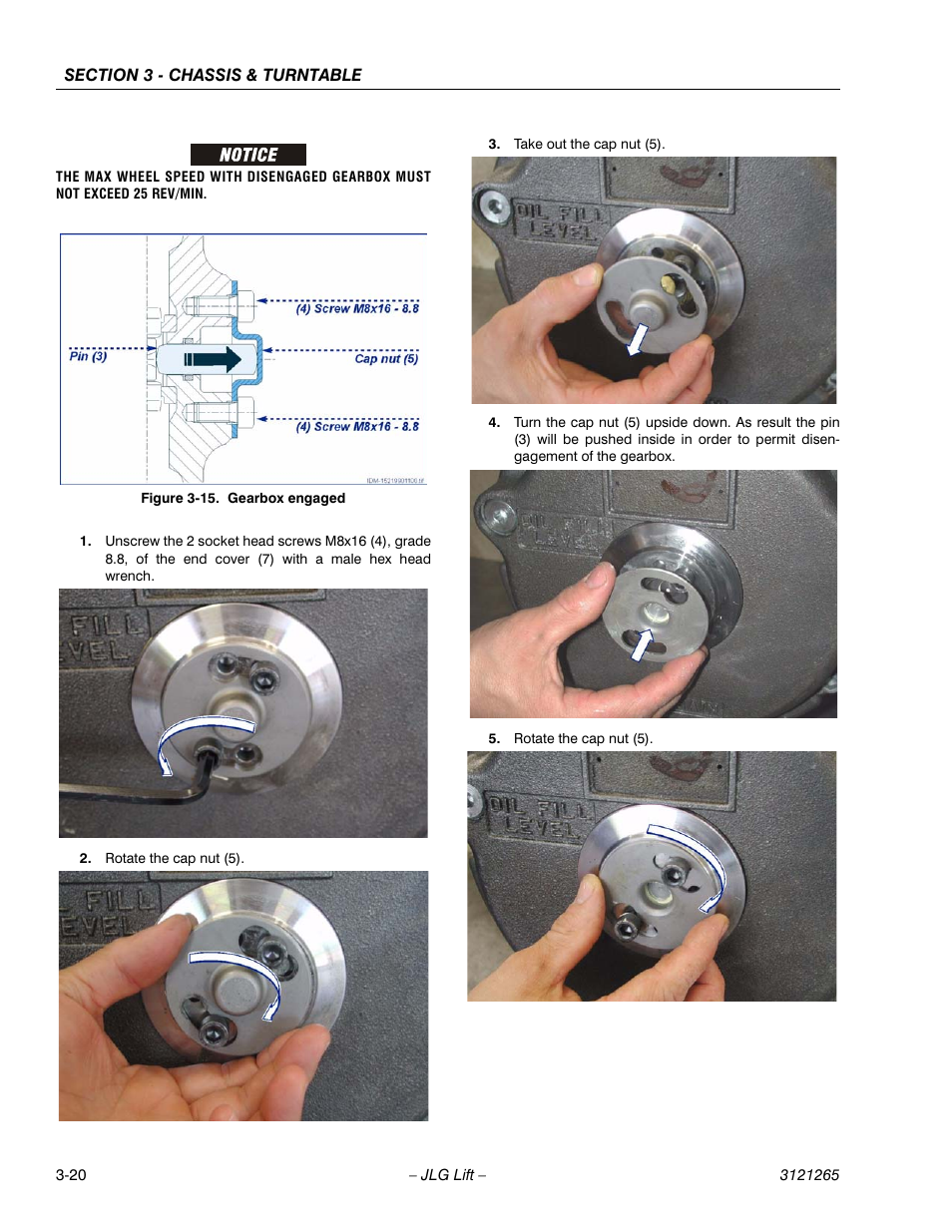 Gearbox engaged -20 | JLG 1100SB Service Manual User Manual | Page 62 / 444