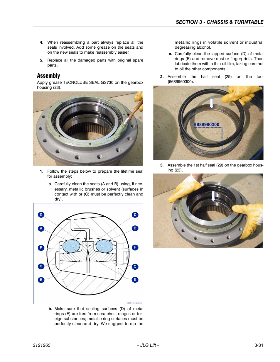 Assembly, Assembly -31 | JLG 1100SB Service Manual User Manual | Page 73 / 444