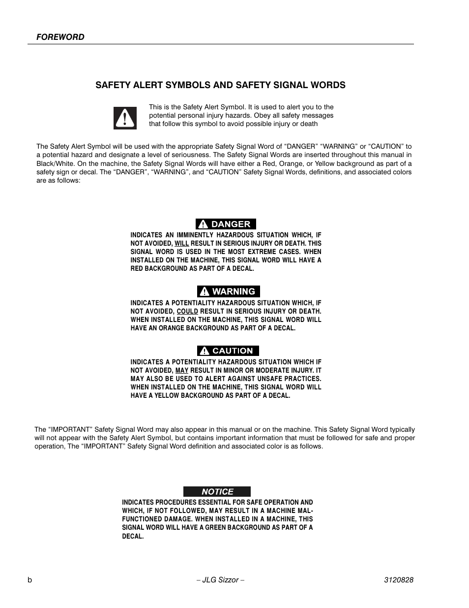 JLG 500RTS Operator Manual User Manual | Page 4 / 46