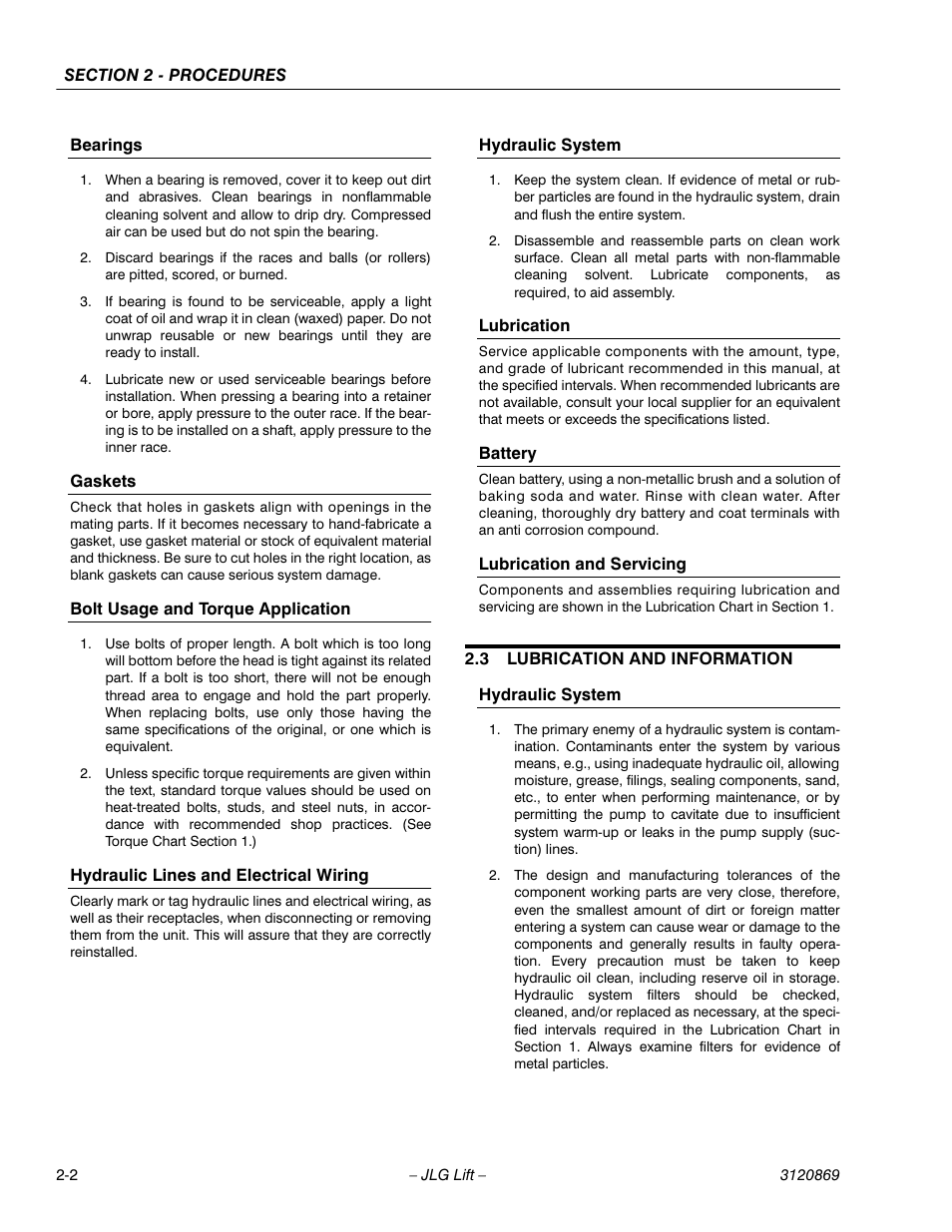 JLG 450AJ Service Manual User Manual | Page 18 / 116