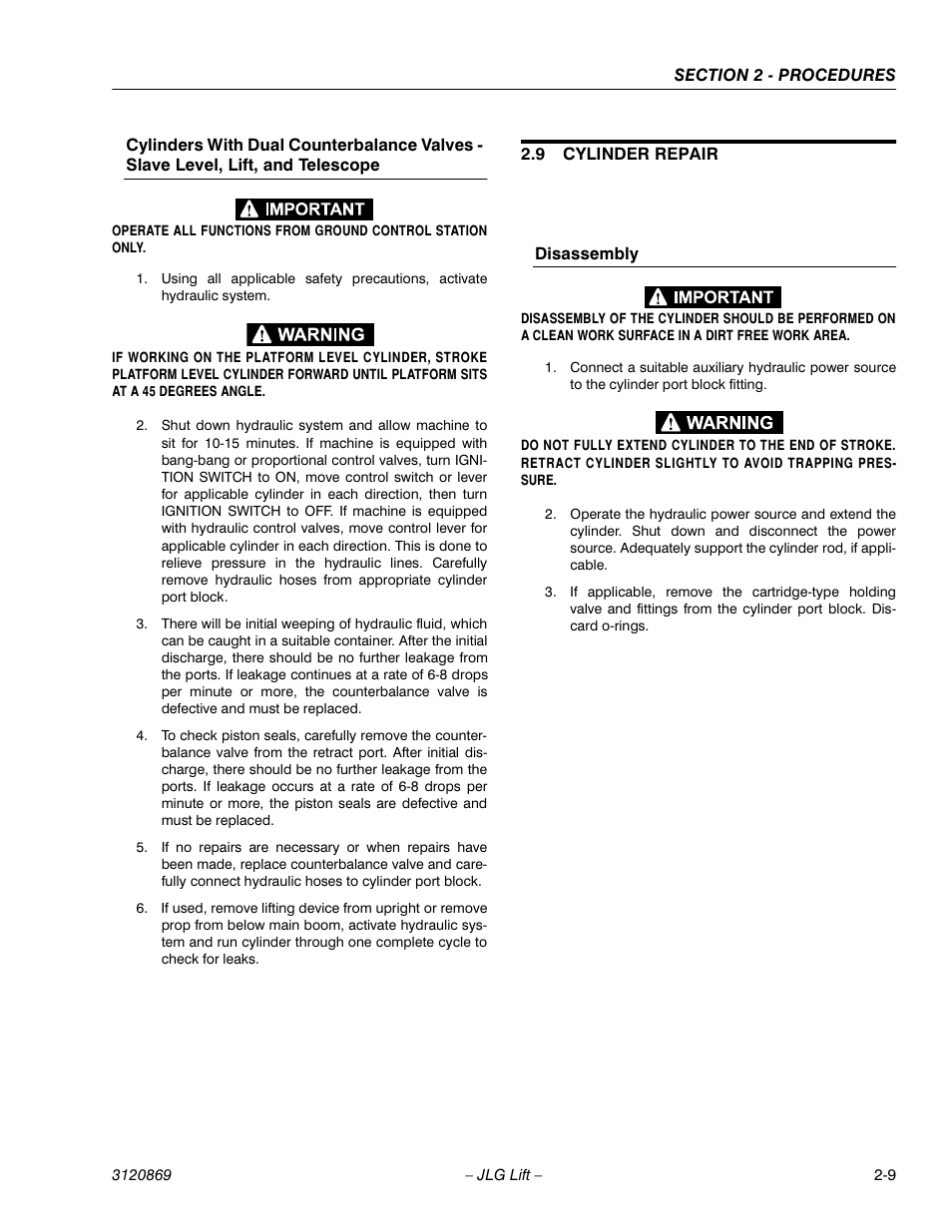 JLG 450AJ Service Manual User Manual | Page 25 / 116