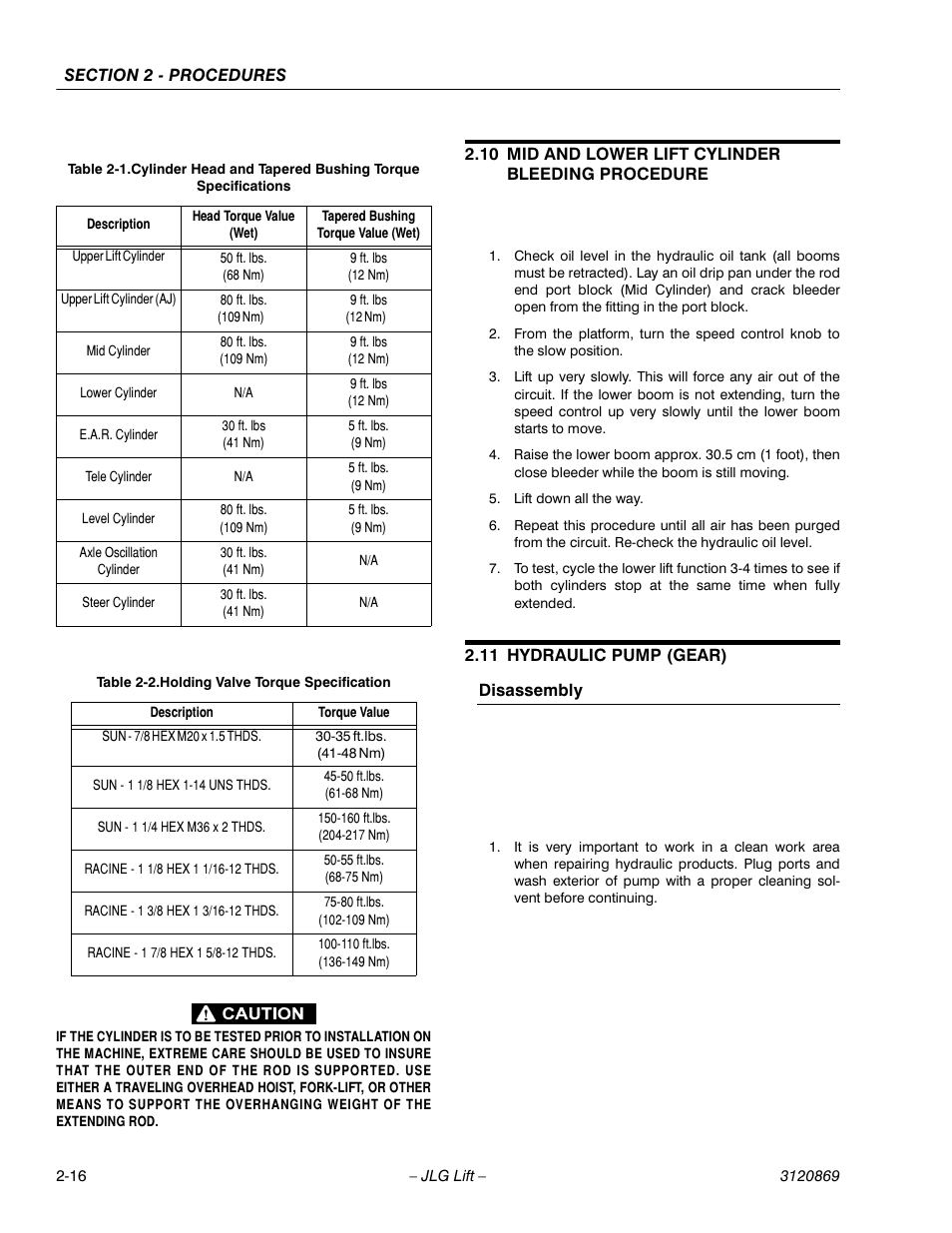 JLG 450AJ Service Manual User Manual | Page 32 / 116