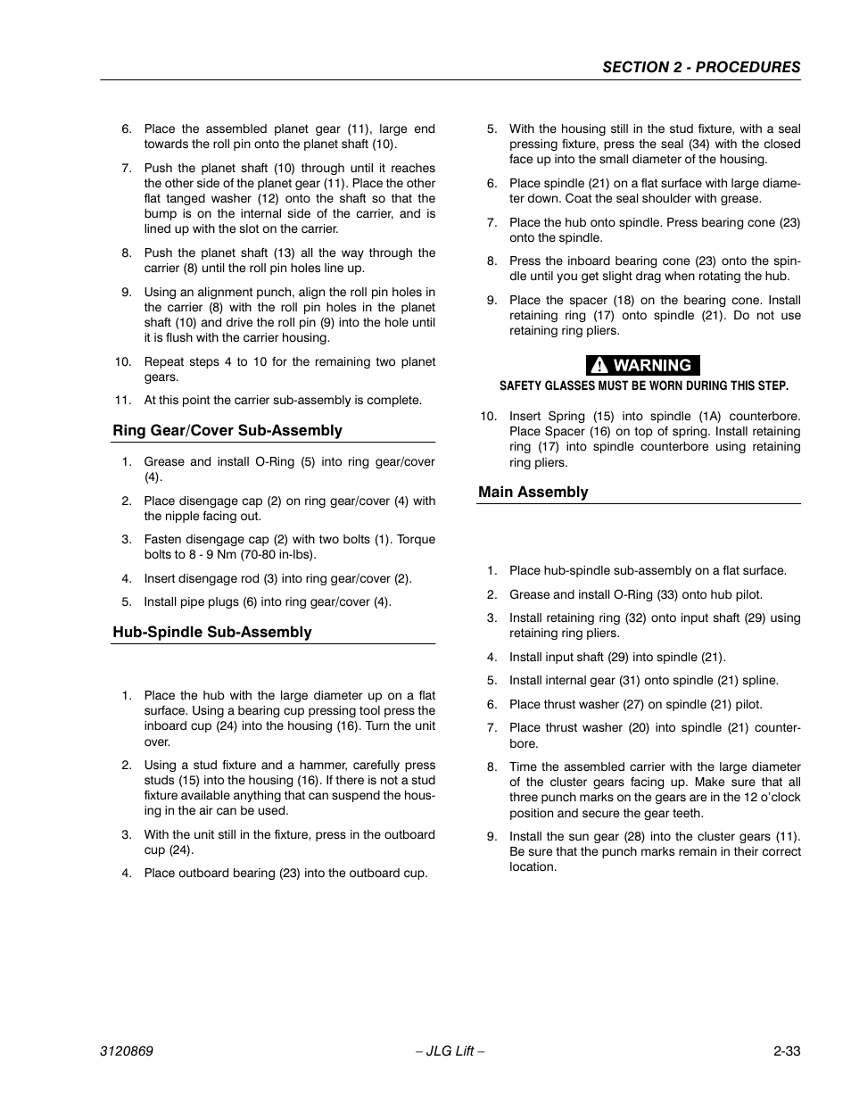 JLG 450AJ Service Manual User Manual | Page 49 / 116