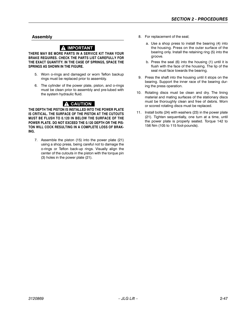 JLG 450AJ Service Manual User Manual | Page 63 / 116