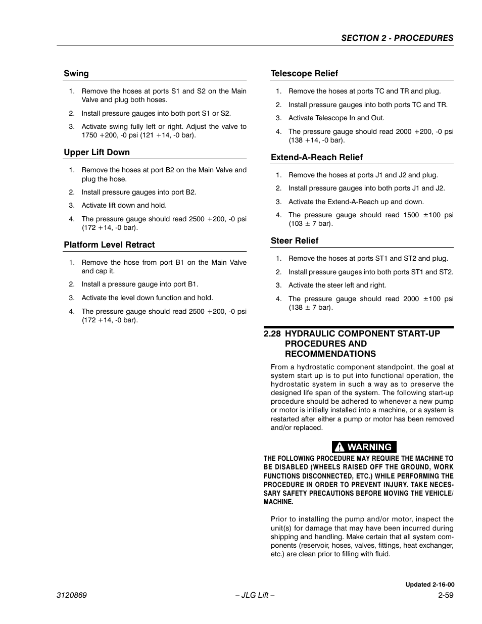 JLG 450AJ Service Manual User Manual | Page 75 / 116