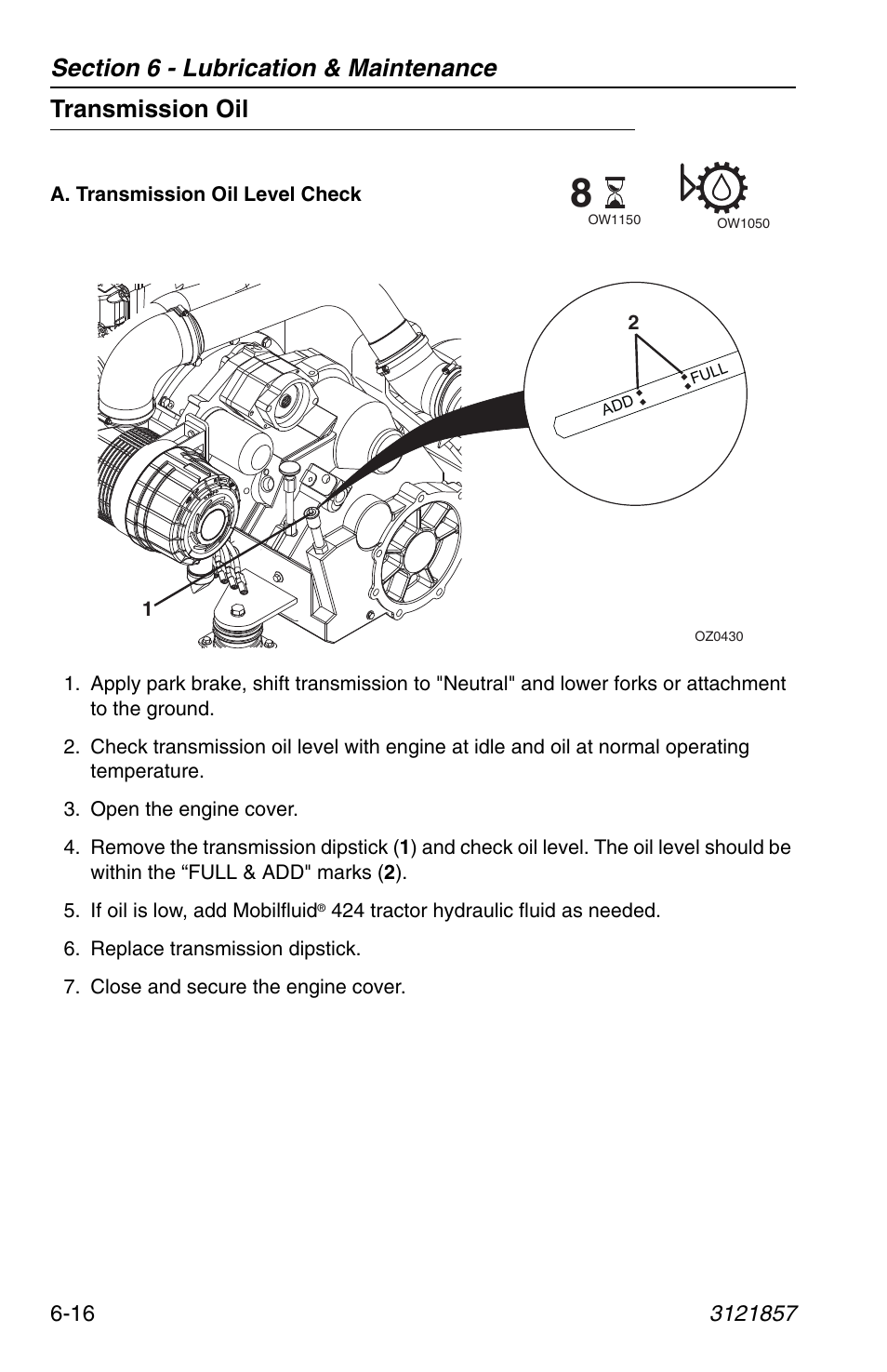 Transmission oil, Transmission oil -16 | JLG 4017 Operator Manual User Manual | Page 108 / 120