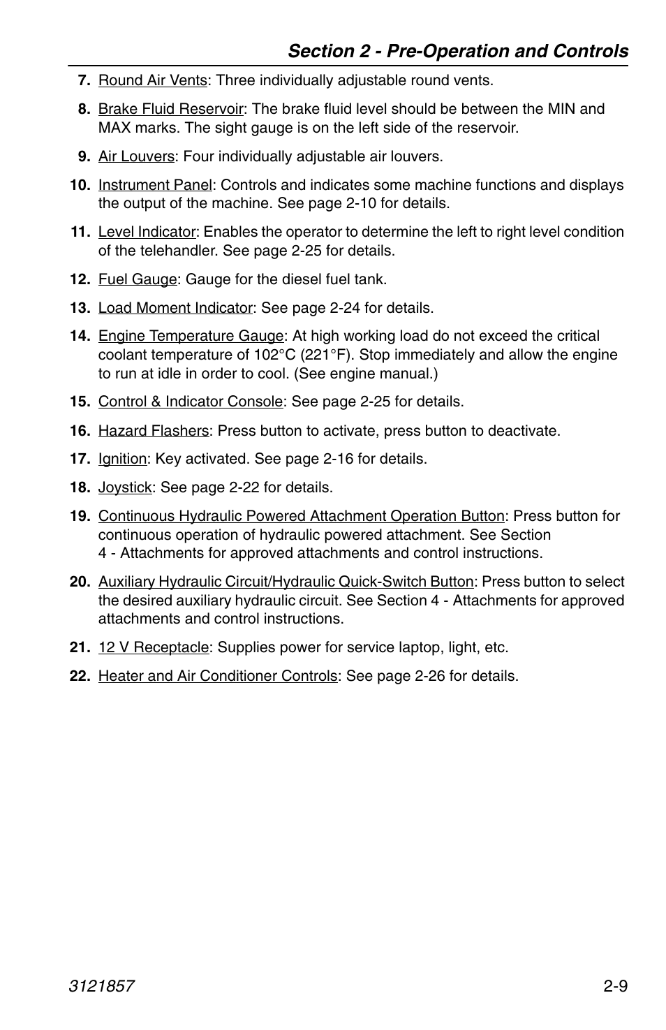 JLG 4017 Operator Manual User Manual | Page 33 / 120